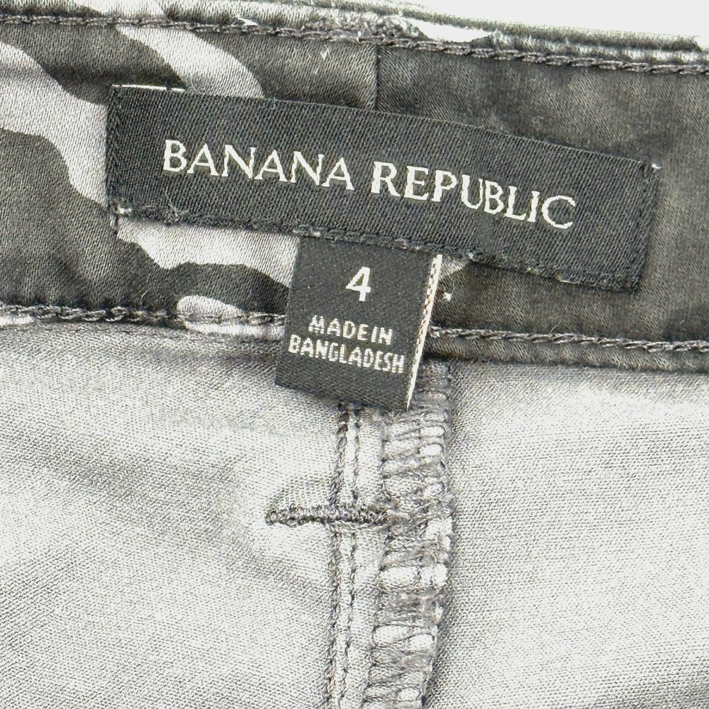 Sloan Womens Camo Utility by Banana Republic stretch Jeans size 4‎ Olive Camo - Picture 3 of 13